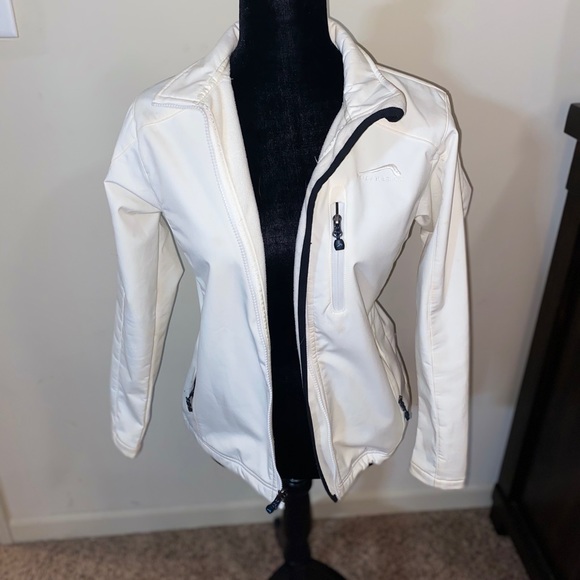 white polar jacket